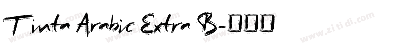 Tinta Arabic Extra B字体转换
